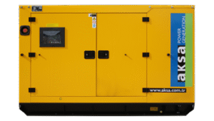 Aksa generator 110 kVA dizel mühərrikli kabinli model APD110A