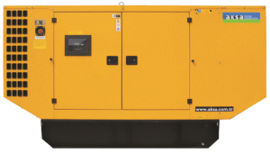 Aksa jeneratör 220 kVA doosan dizel mühərrikli kabinli model AD220