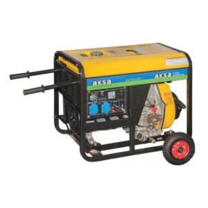 Aksa jeneratör 8 kVA sağlarlı-benzinli portatif model AAP 8000DE